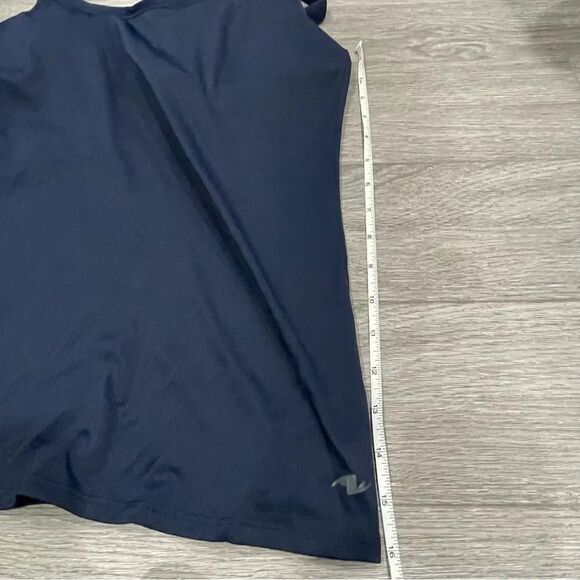3/$25 ✺ Athletic Works Navy Ribbed Scoop Neck Top Large "Ebb to Street Tank" - Picture 4 of 7